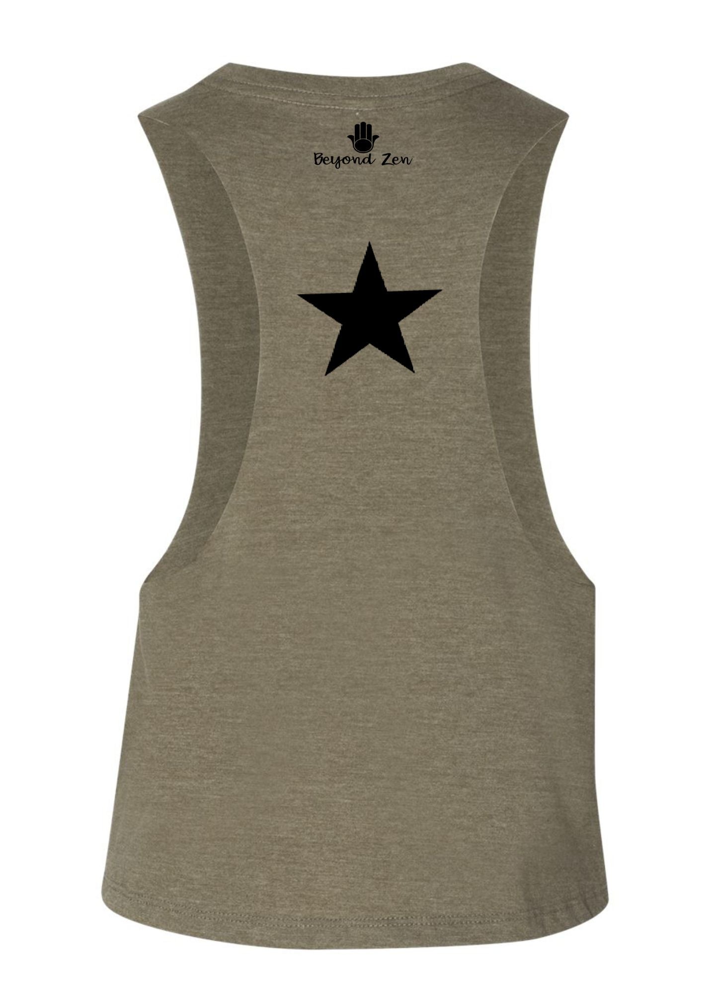 Racerback Crop Tank - Peace.Love.Detroit.