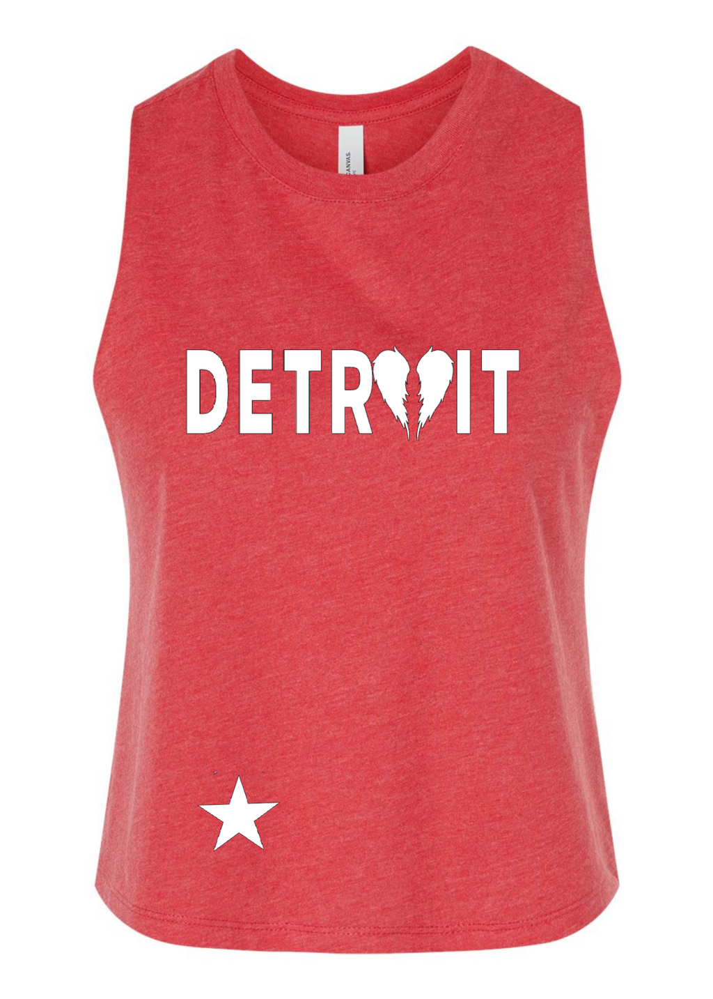 Racerback Crop Tank - Detroit 🪽