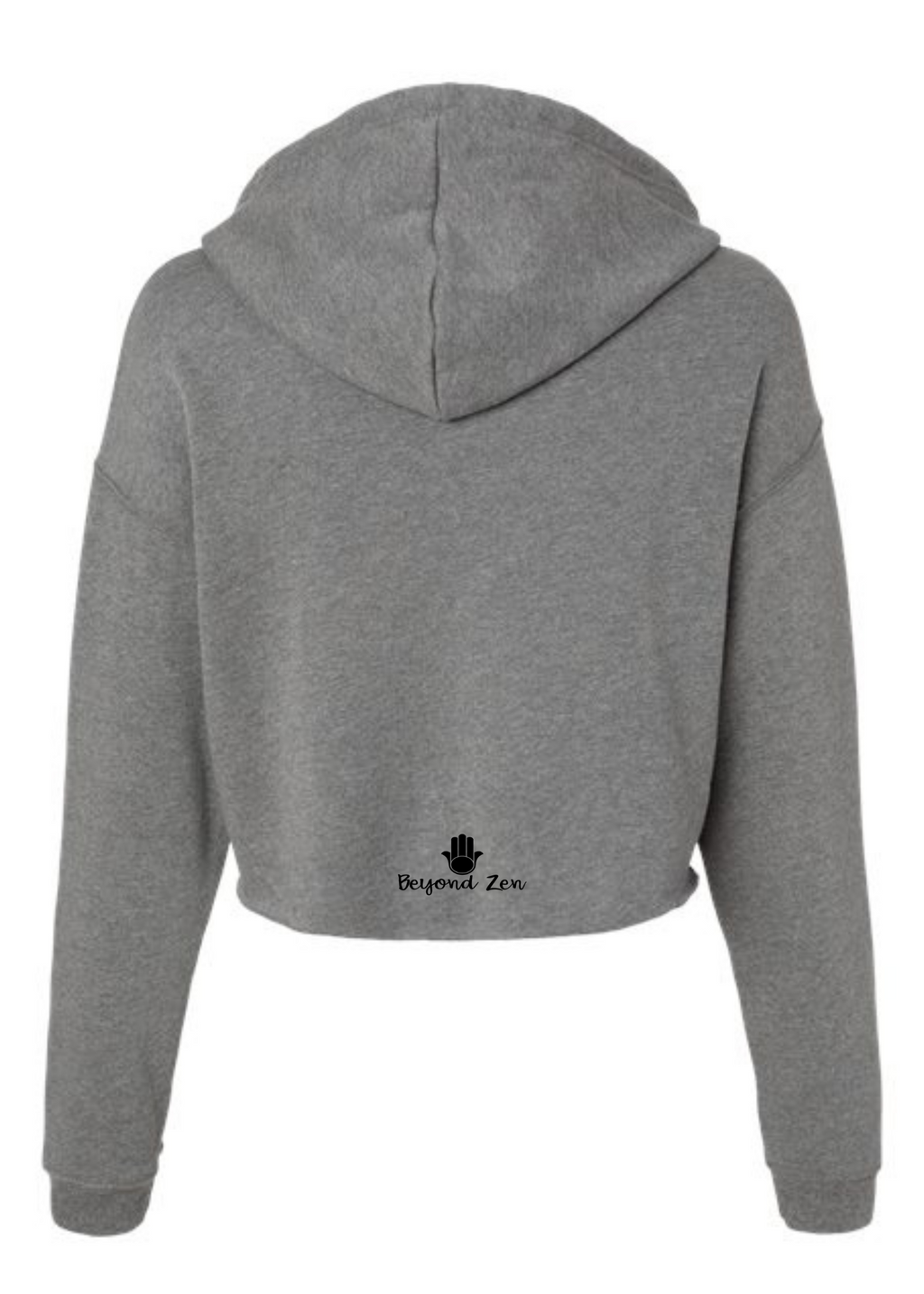 Crop Fleece Hoodie: Detroit ☮