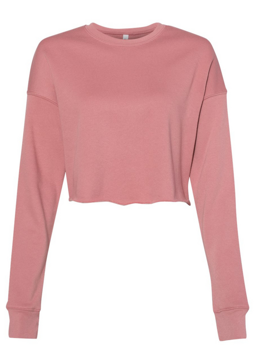 Crop Crew Fleece Crewneck Sweatshirt - Custom