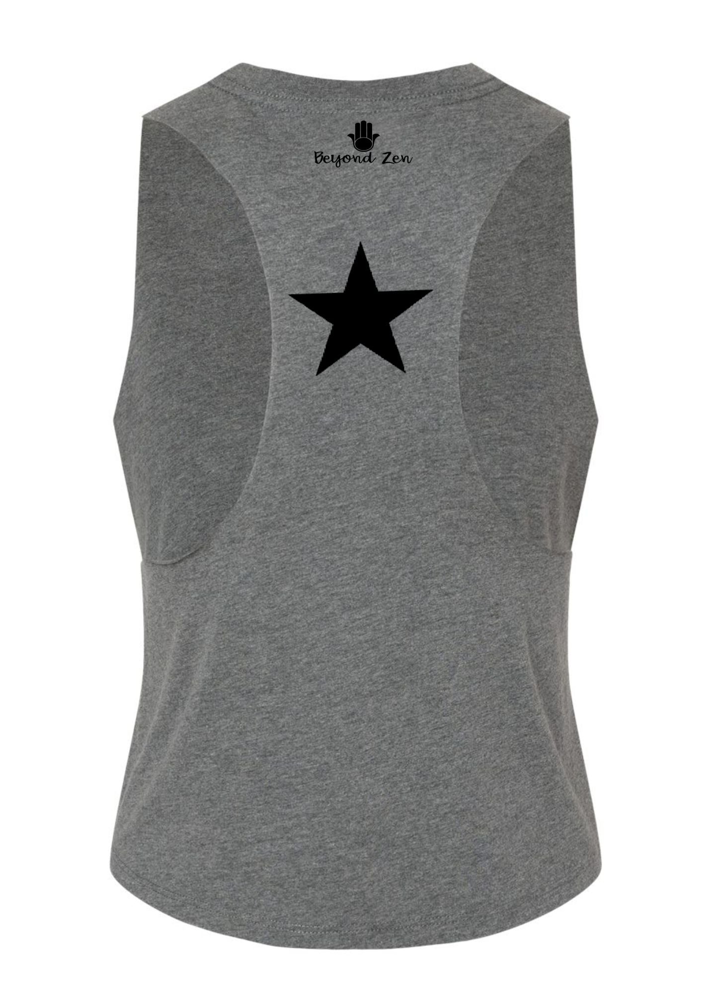 Racerback Crop Tank - Peace.Love.Detroit.