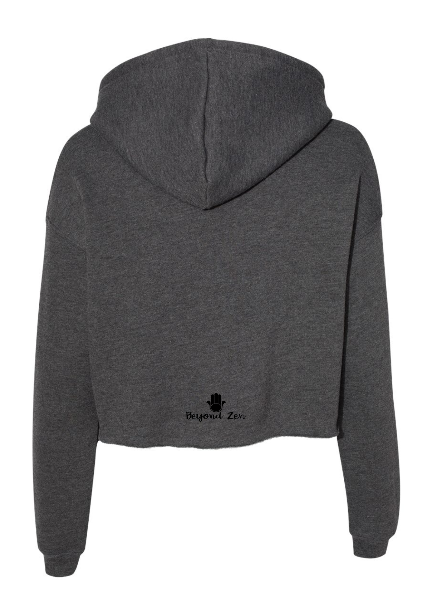 Crop Fleece Hoodie: Double Love