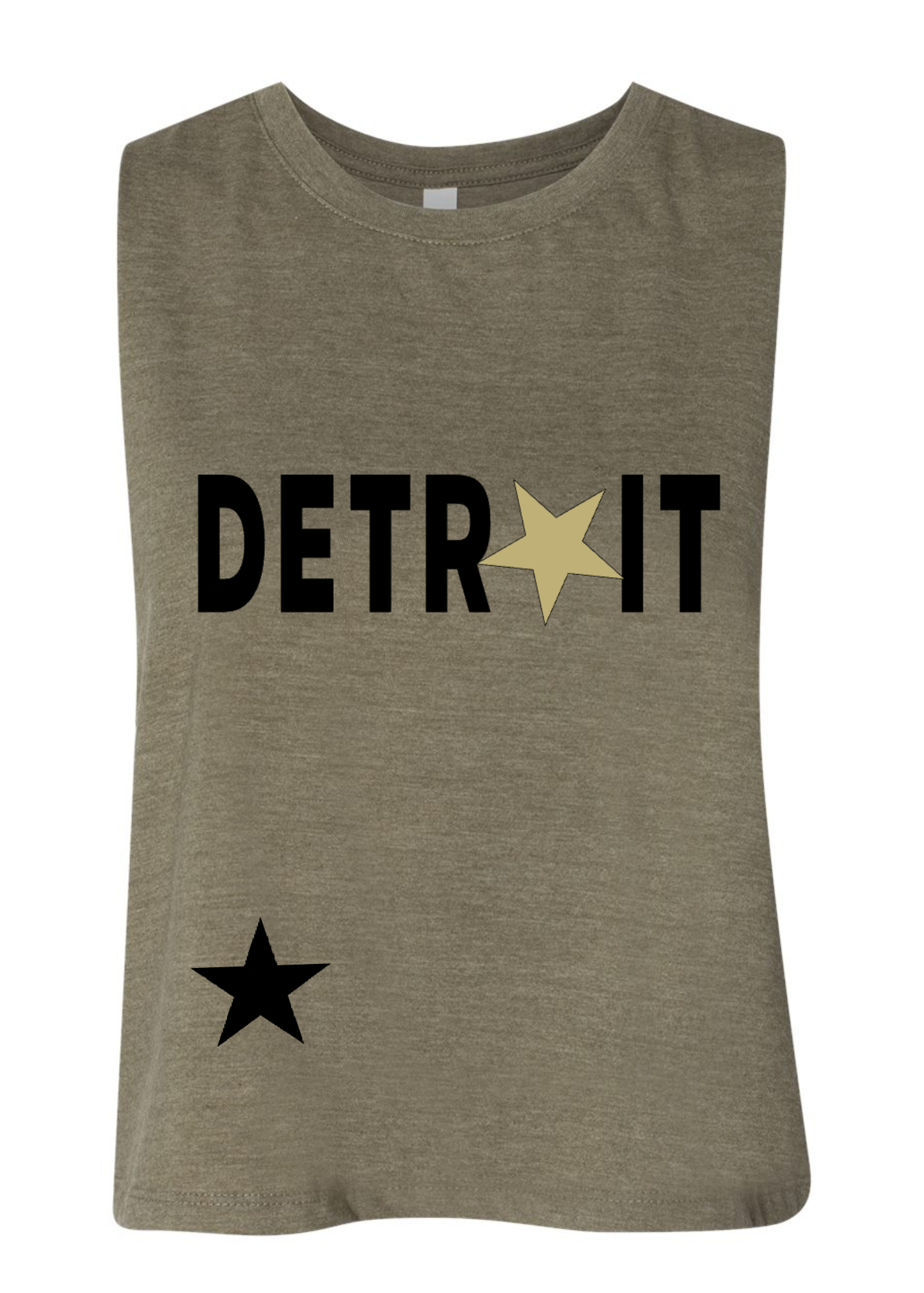 Racerback Crop Tank - Detroit ★