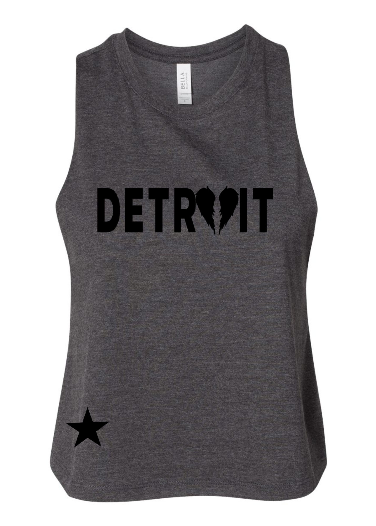Racerback Crop Tank - Detroit 🪽