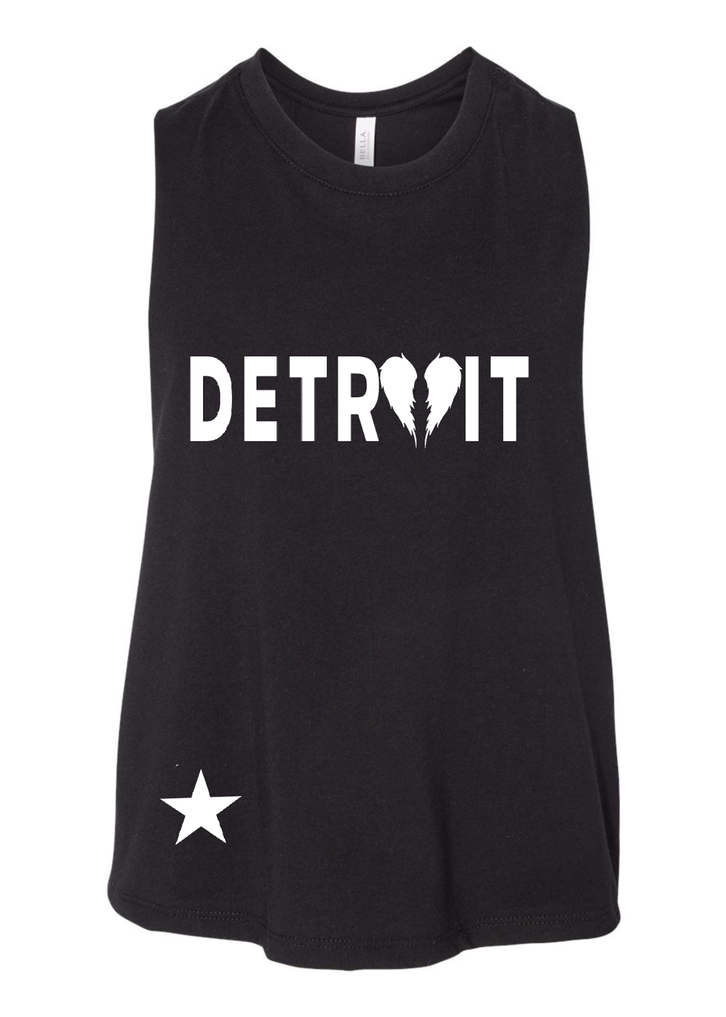 Racerback Crop Tank - Detroit 🪽