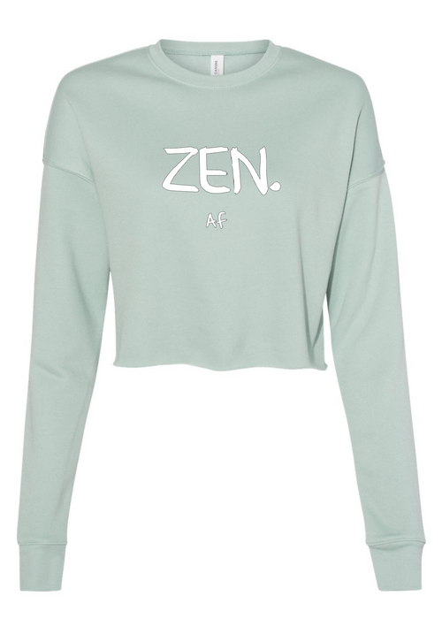 Crop Crew Fleece Crewneck Sweatshirt - ZEN Af