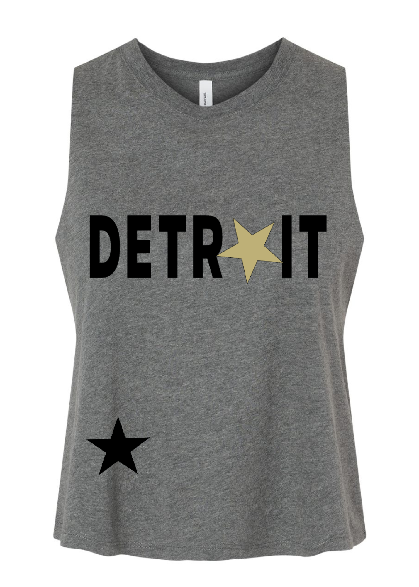 Racerback Crop Tank - Detroit ★