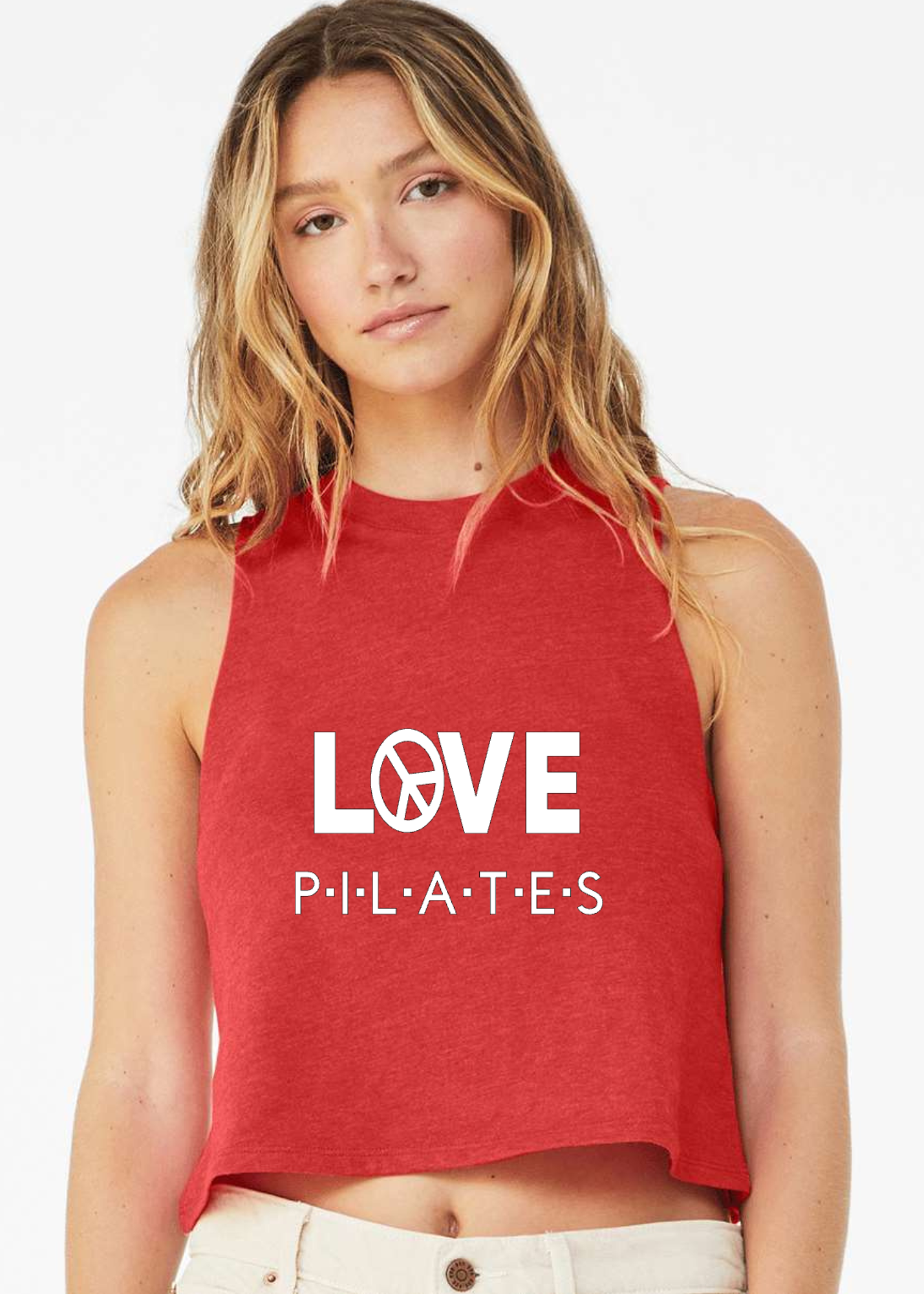 Racerback Crop Tank - Love Pilates