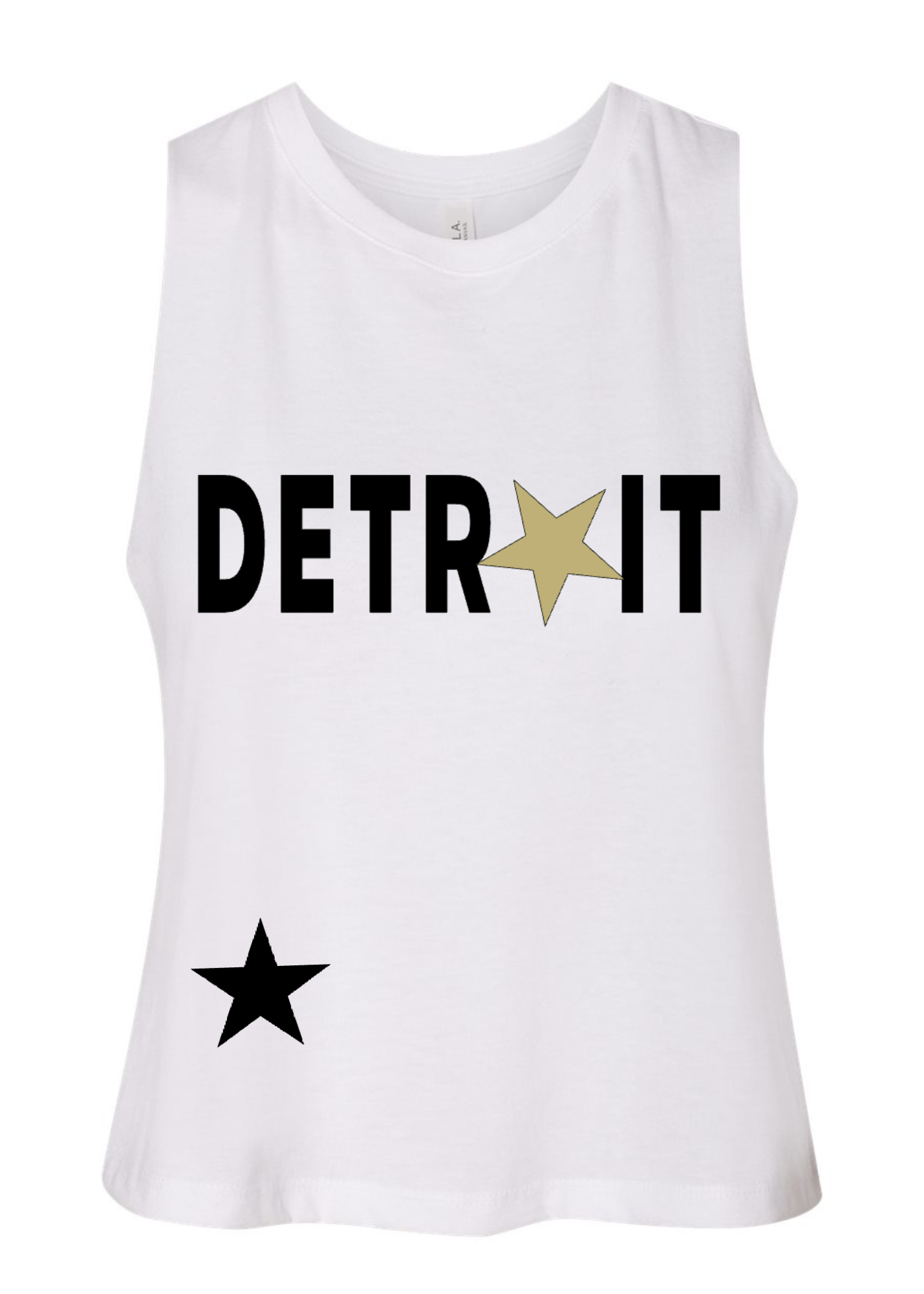 Racerback Crop Tank - Detroit ★