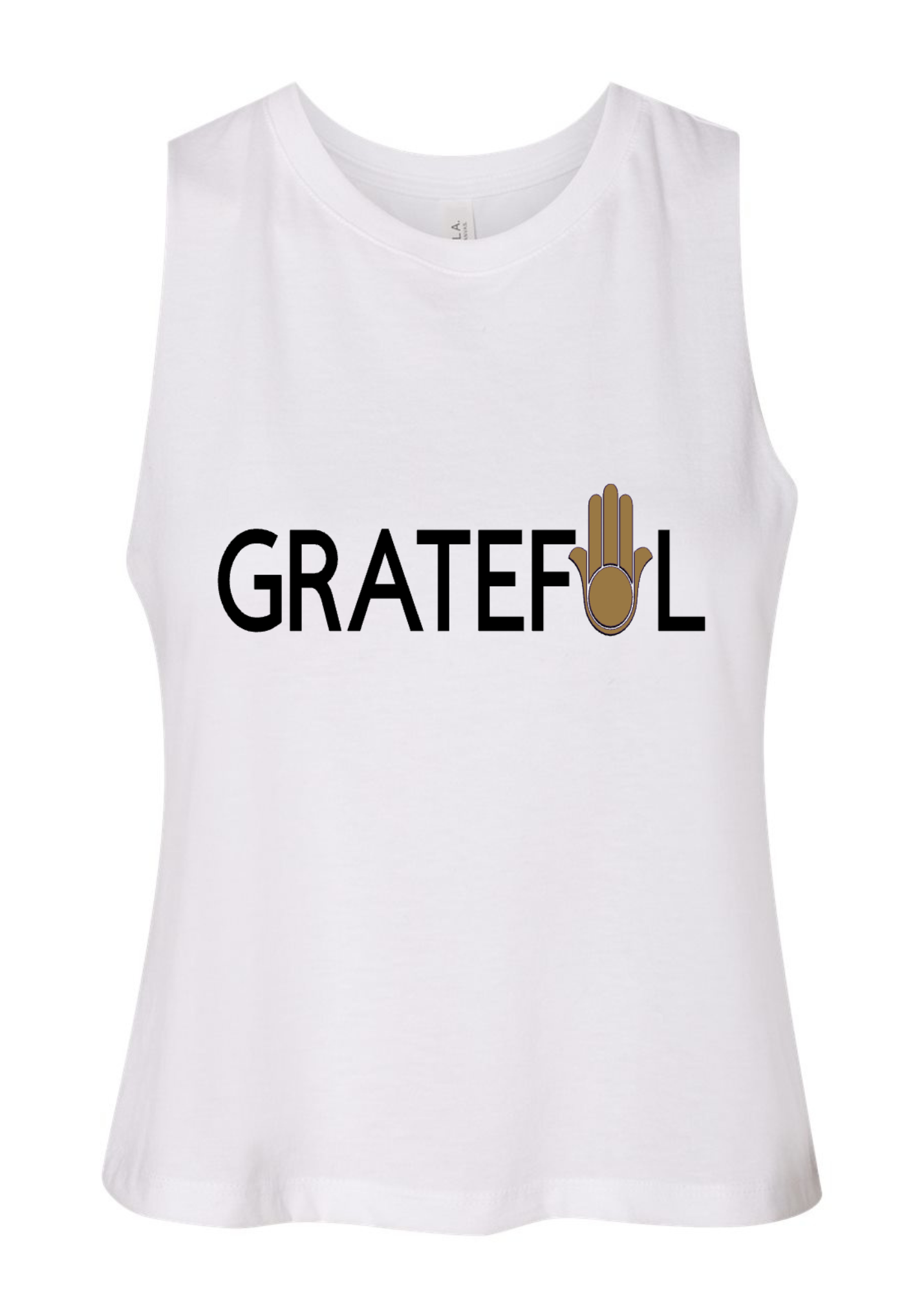 Racerback Crop Tank - Grateful