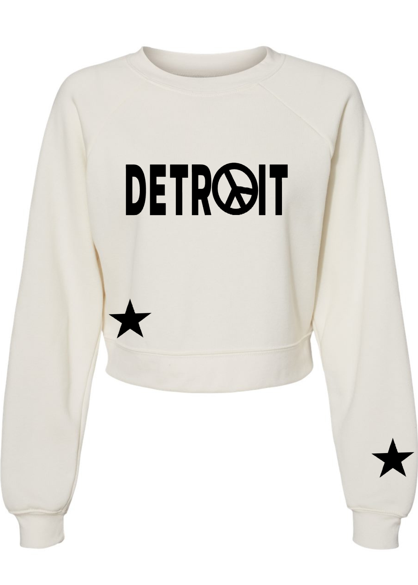 Raglan Pullover Fleece - Detroit ☮