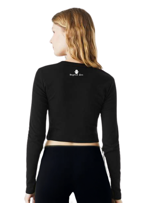 Ahava (Love) Ribbed Long Sleeve Baby Tee