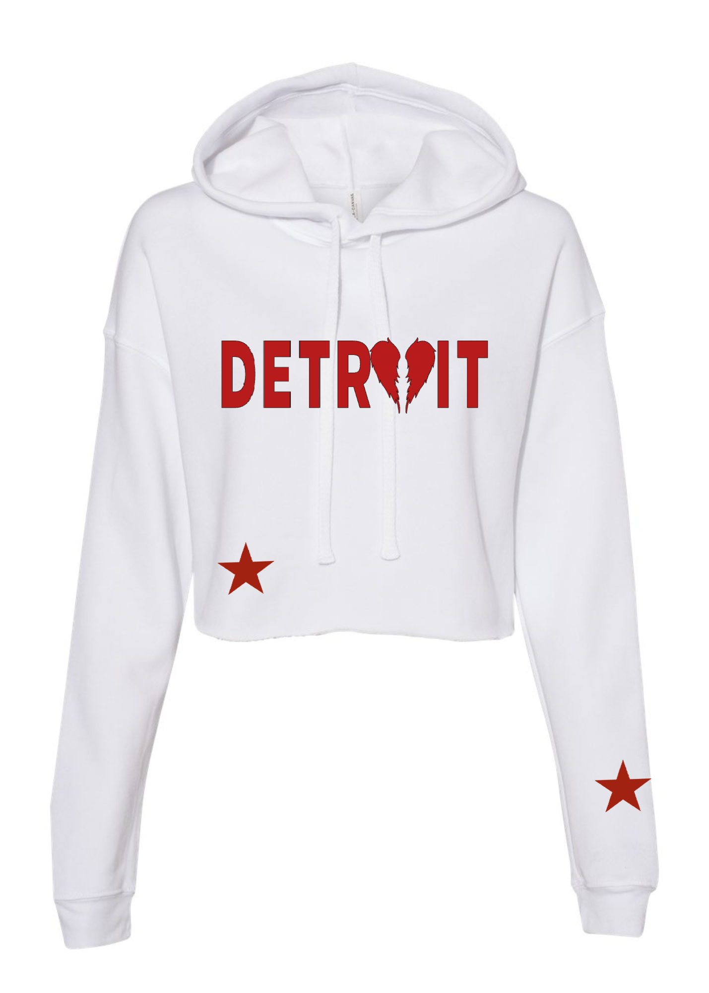 Crop Fleece Hoodie: Detroit 🪽