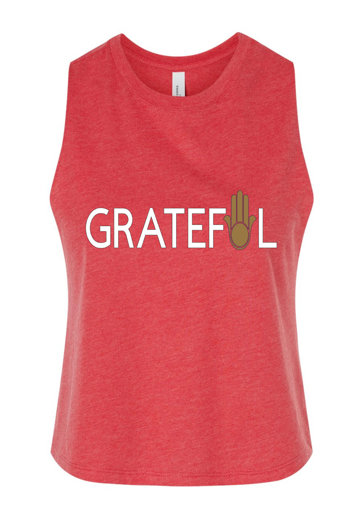 Racerback Crop Tank - Grateful