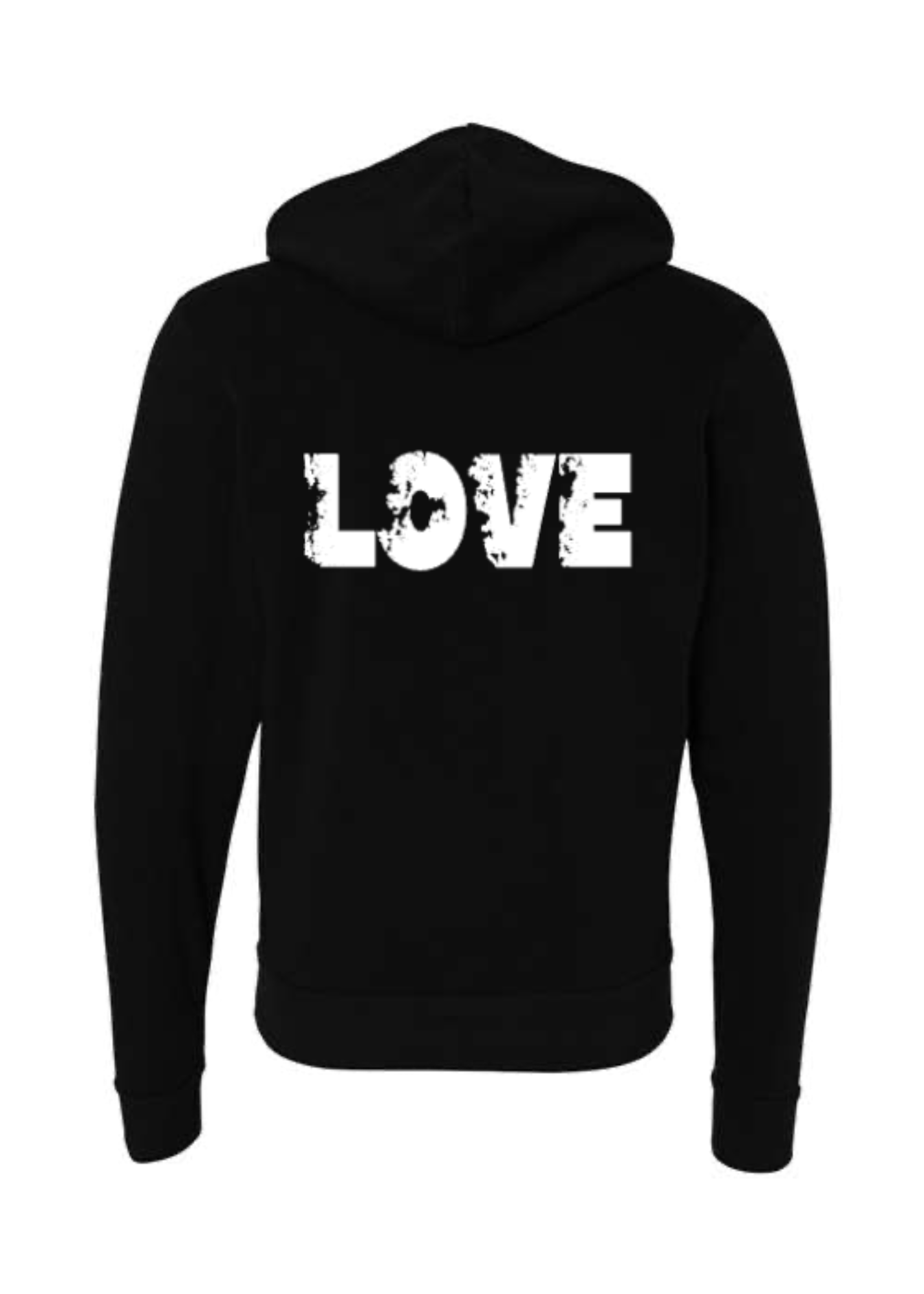 Zip Up Hoodie: Vintage Collection (Love)