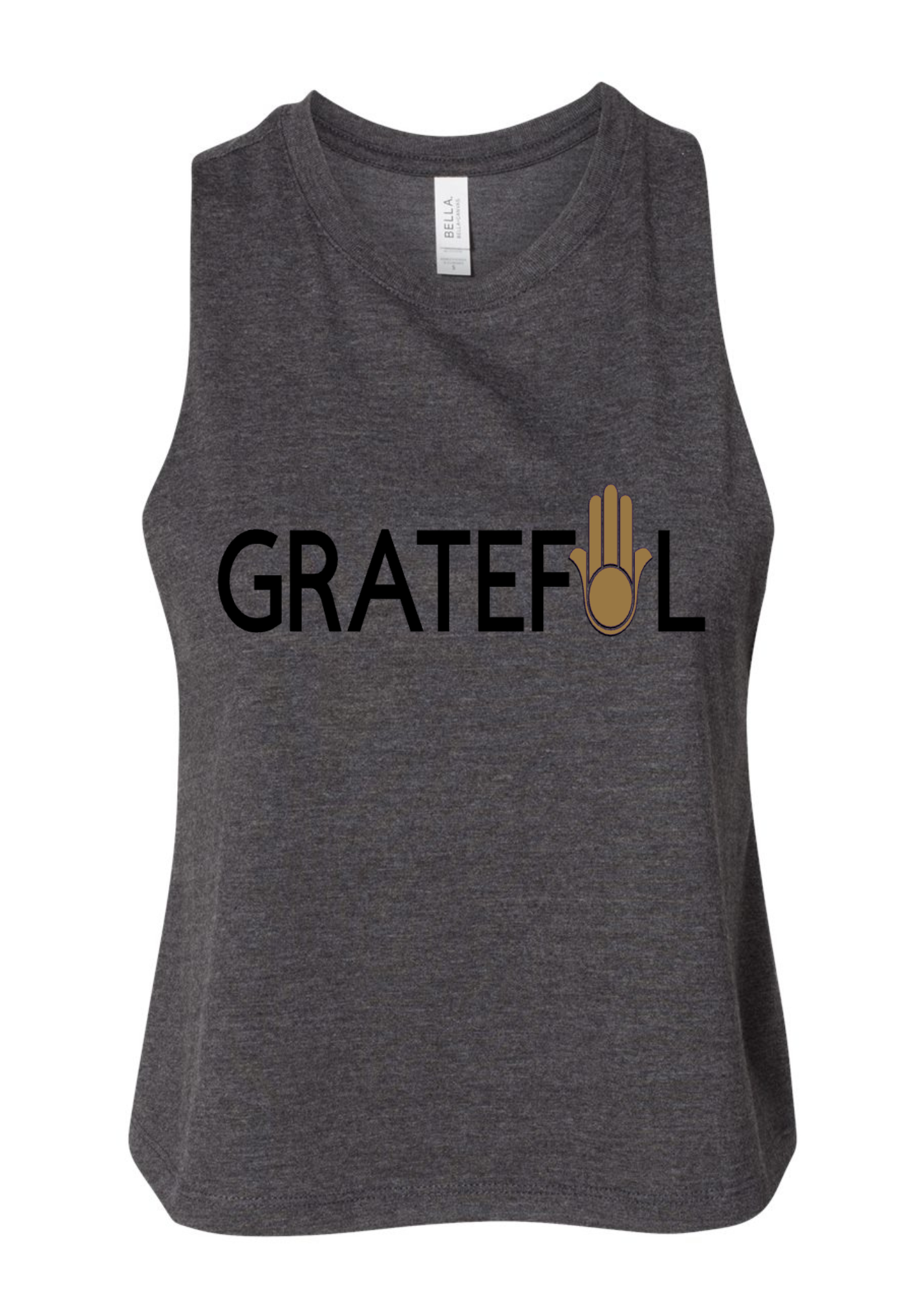 Racerback Crop Tank - Grateful