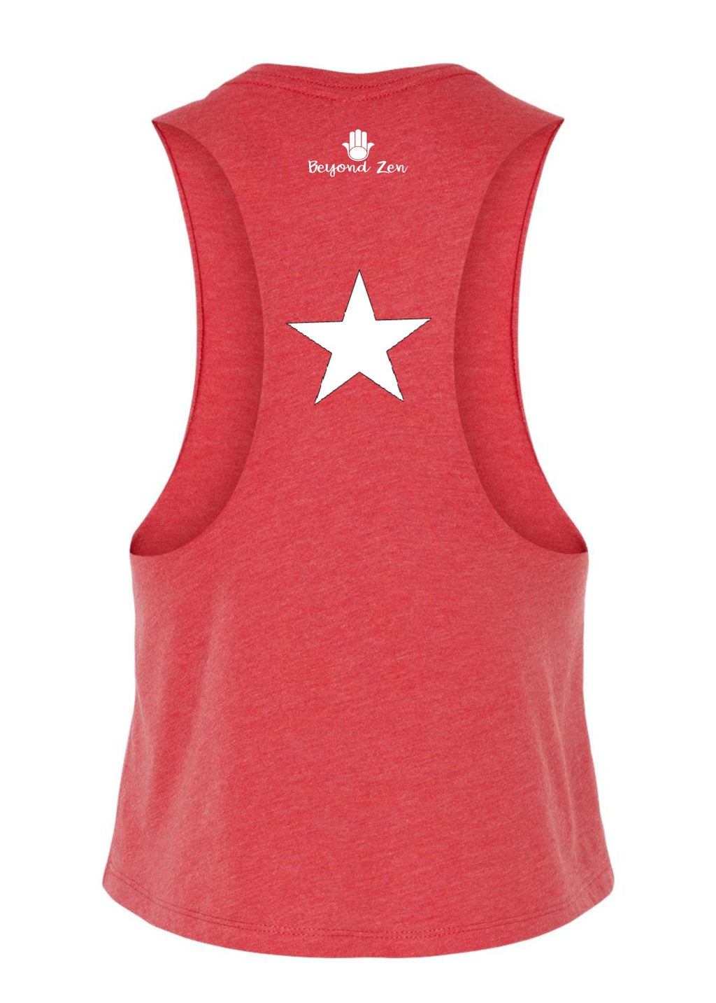 Racerback Crop Tank - Peace.Love.Detroit.