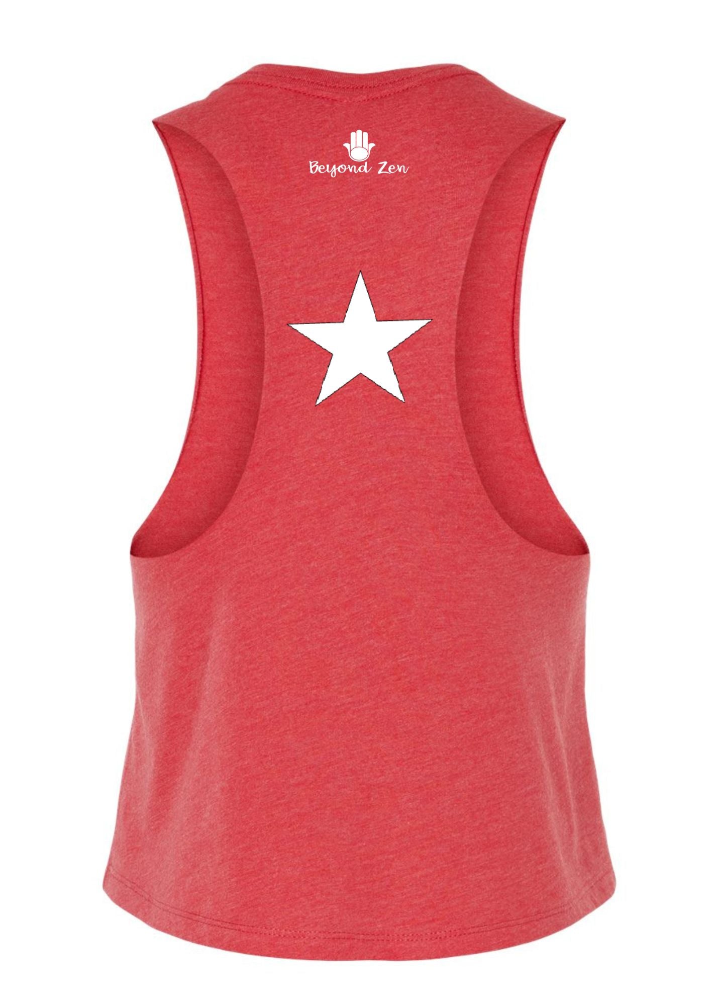 Racerback Crop Tank - Peace.Love.Detroit.