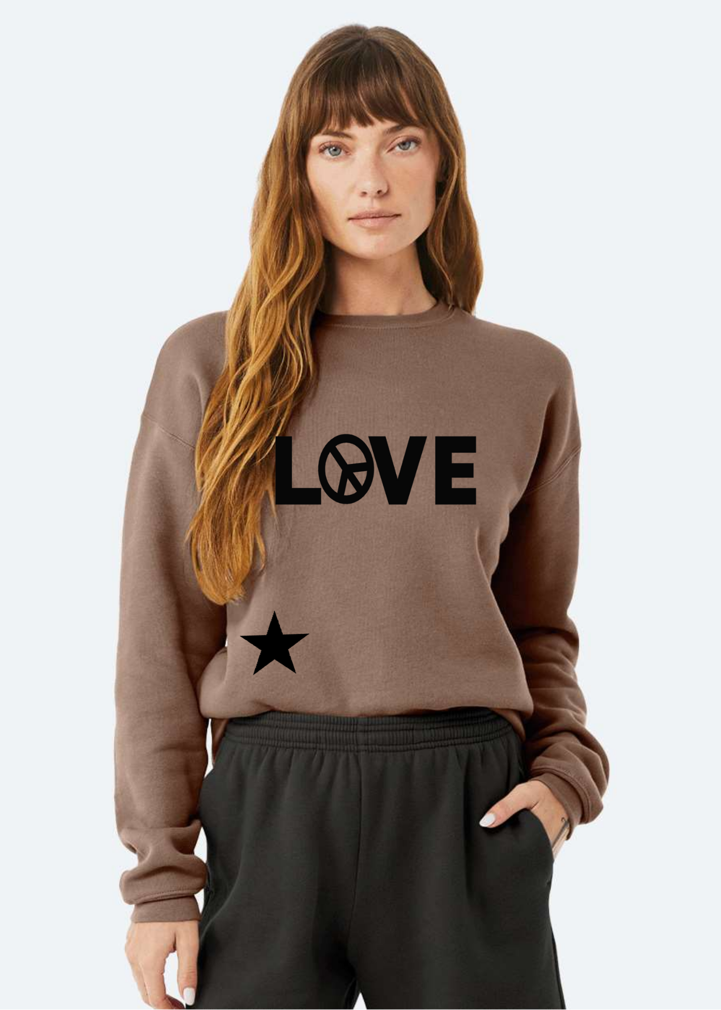 Unisex Fleece Sweatshirt - Love ☮︎