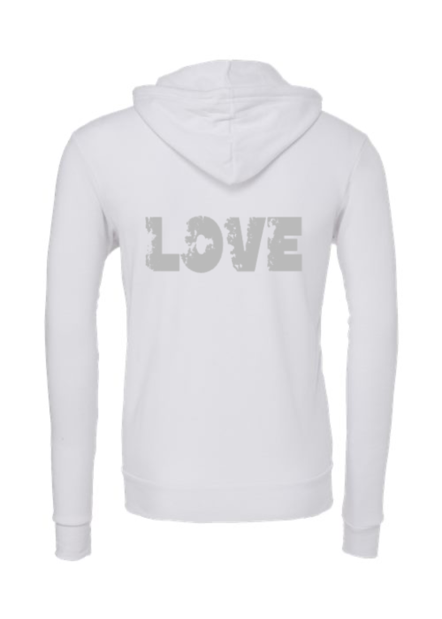 Zip Up Hoodie: Vintage Collection (Love)
