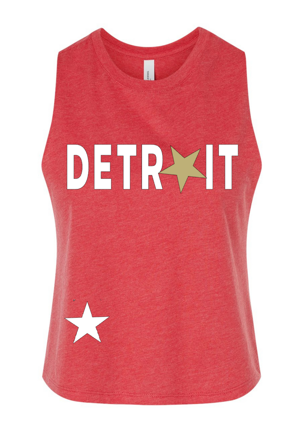 Racerback Crop Tank - Detroit ★