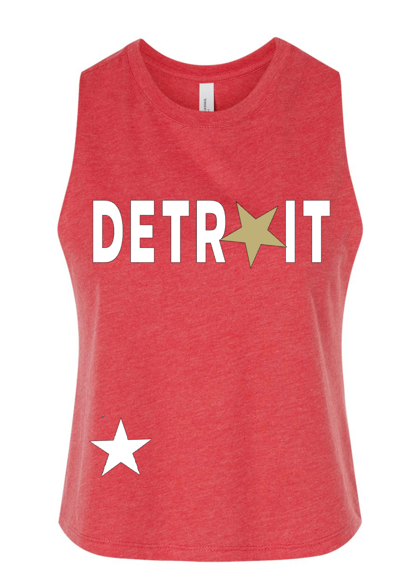 Racerback Crop Tank - Detroit ★