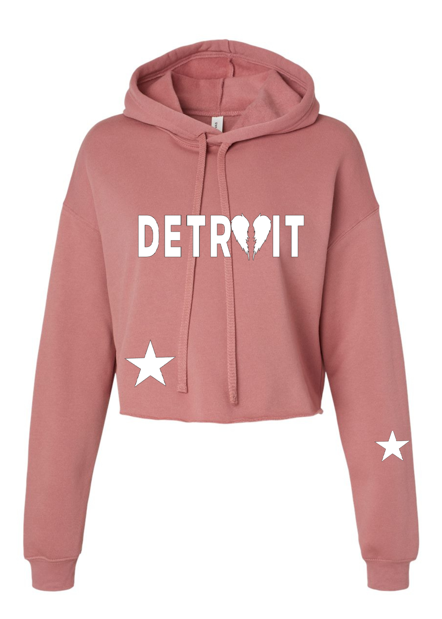 Crop Fleece Hoodie: Detroit 🪽