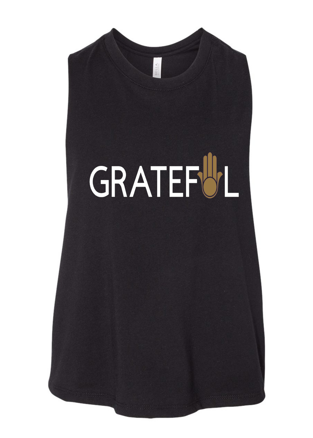 Racerback Crop Tank - Grateful
