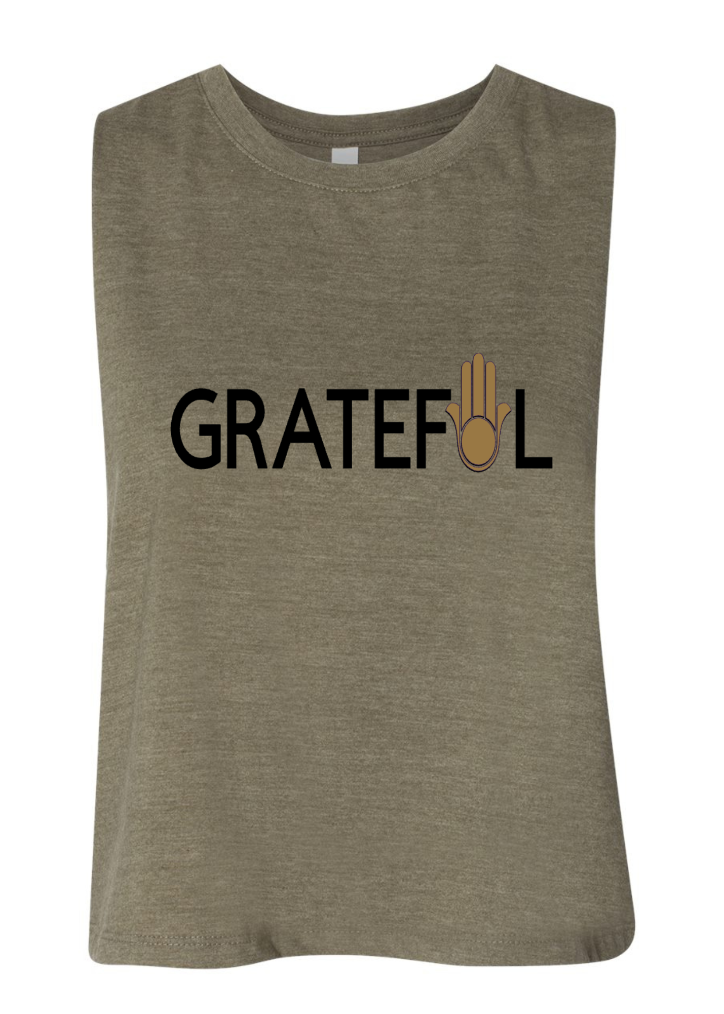 Racerback Crop Tank - Grateful