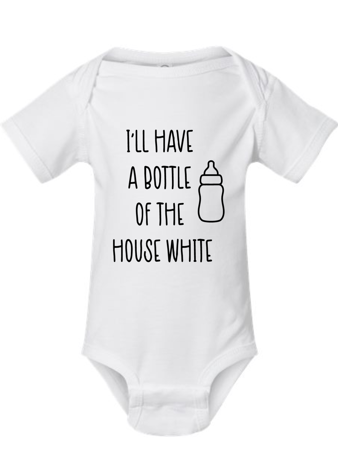 Infant Fine Jersey Bodysuit (Onesie) - Bottle