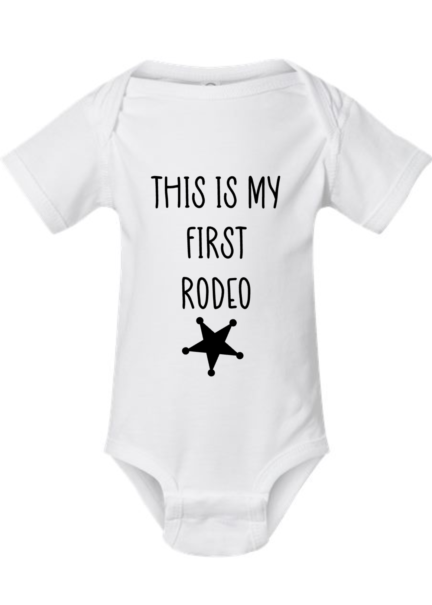 Infant Fine Jersey Bodysuit (Onesie) - Rodeo