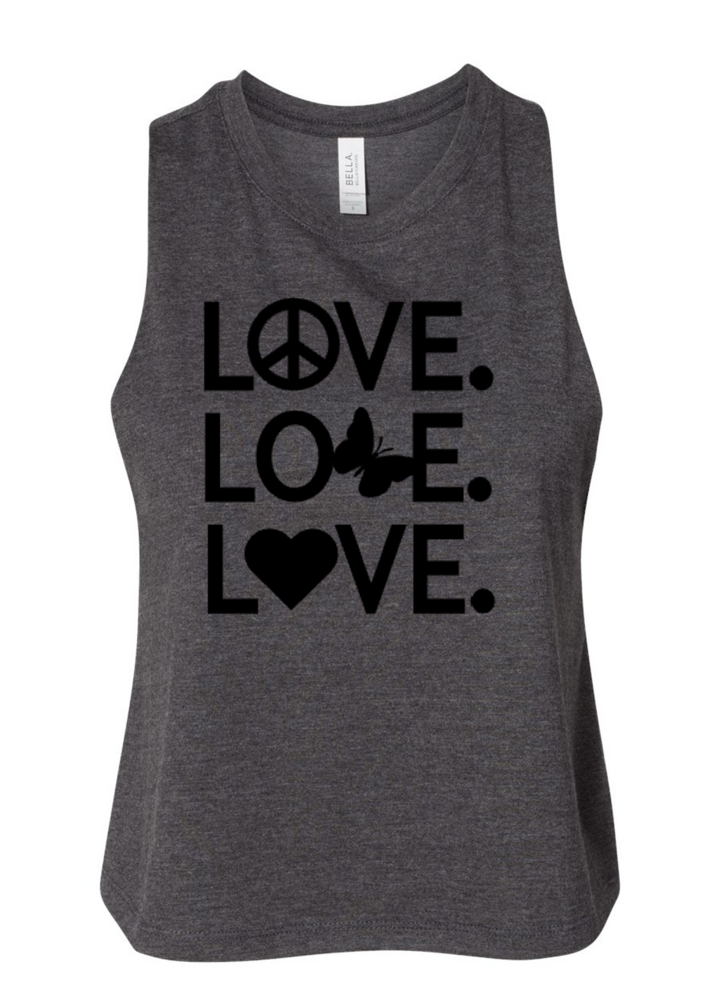 Racerback Crop Tank - Detroit 🪽