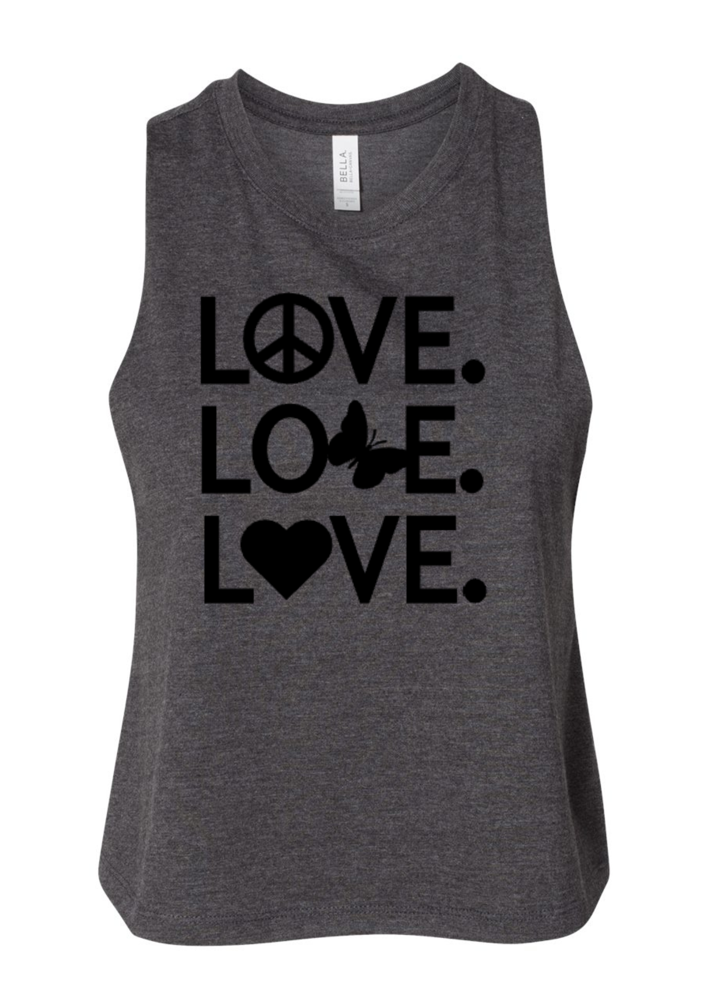 Racerback Crop Tank - Detroit 🪽