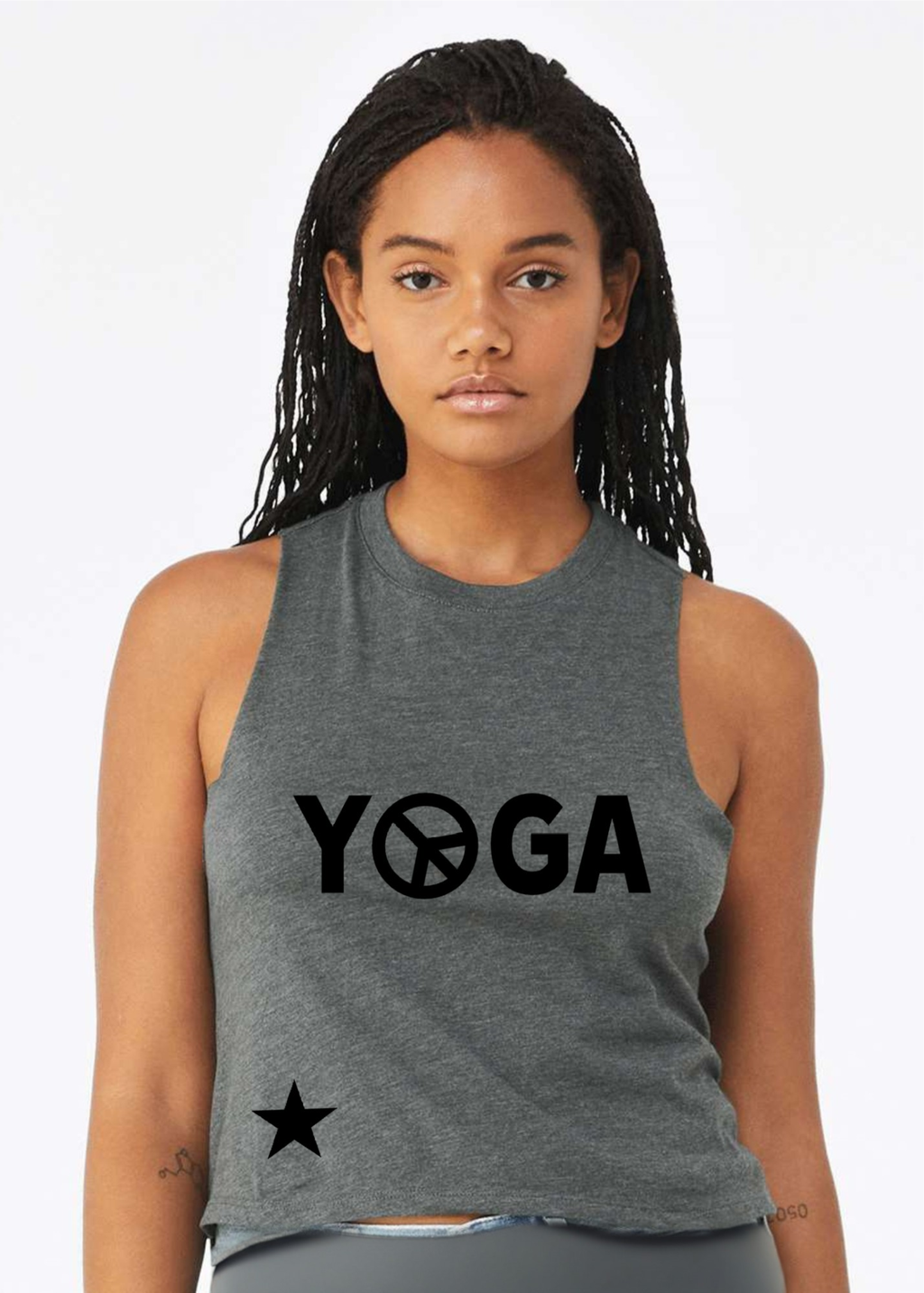 Racerback Crop Tank - Yoga