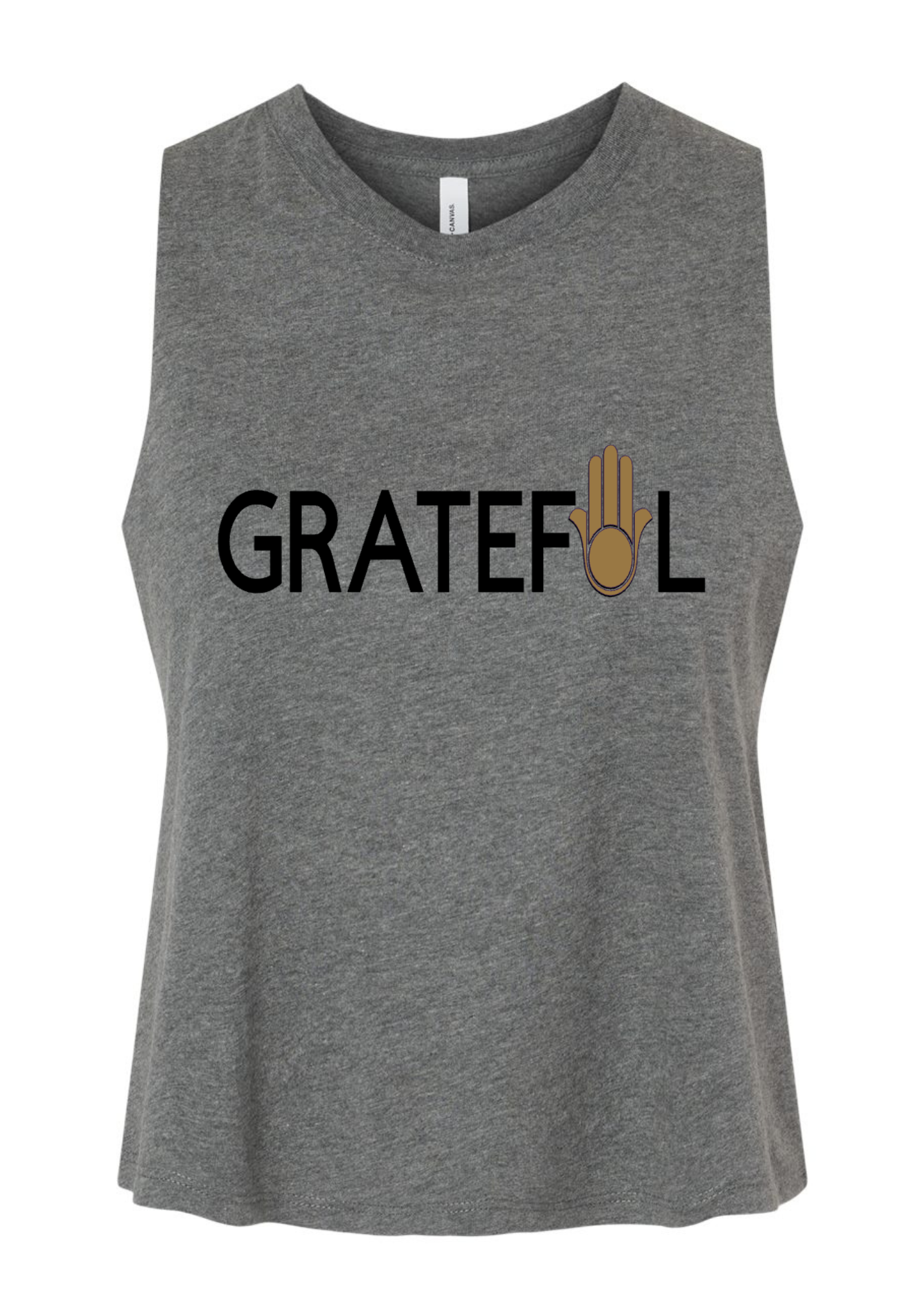Racerback Crop Tank - Grateful