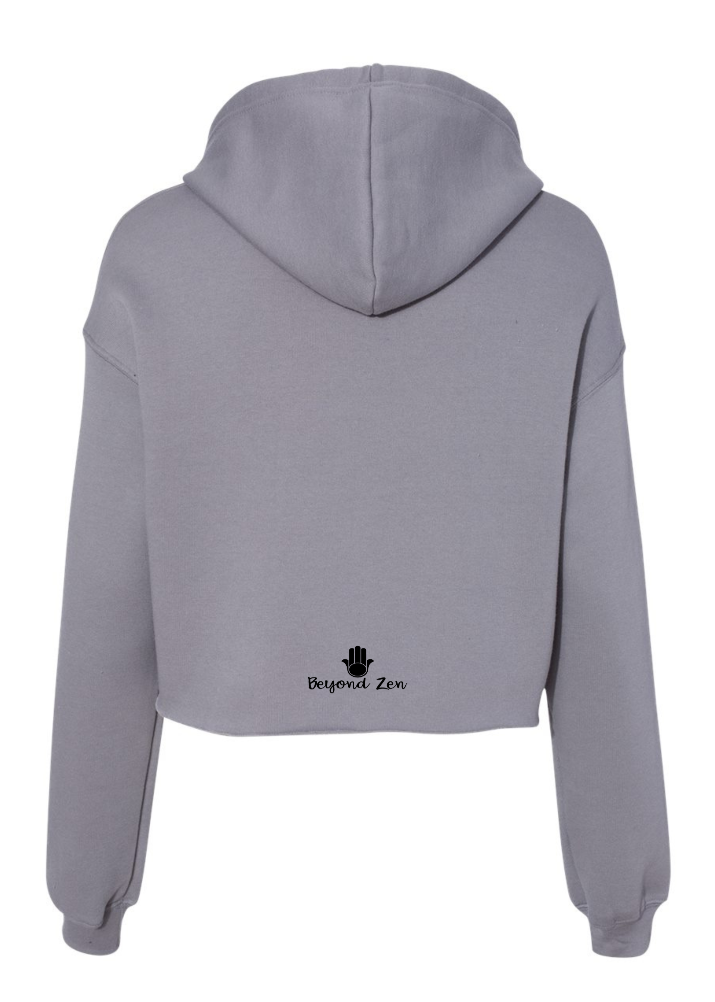 Crop Fleece Hoodie: Double Love