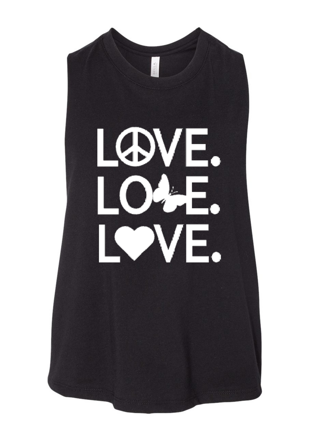 Racerback Crop Tank - Detroit 🪽