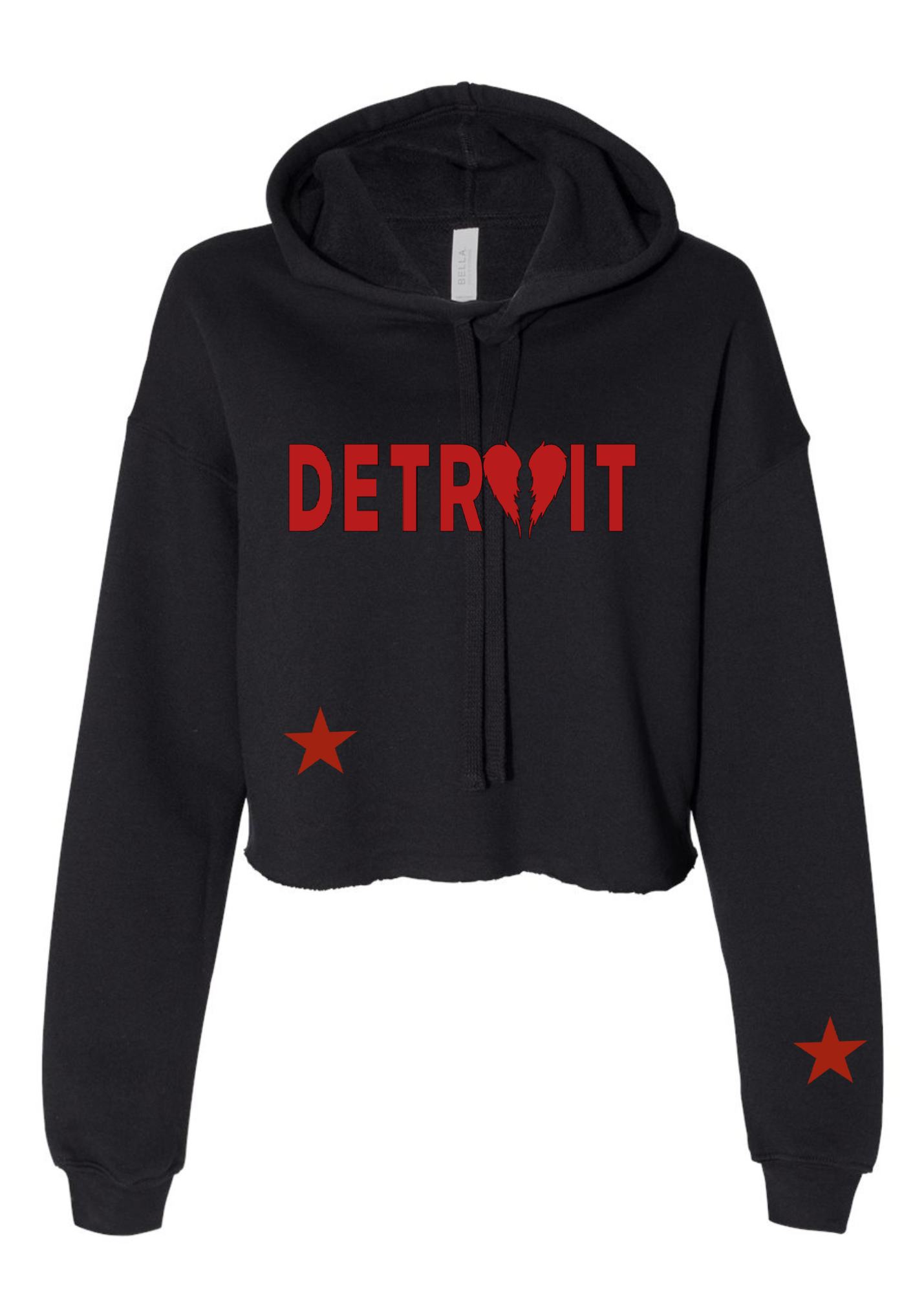 Crop Fleece Hoodie: Detroit 🪽