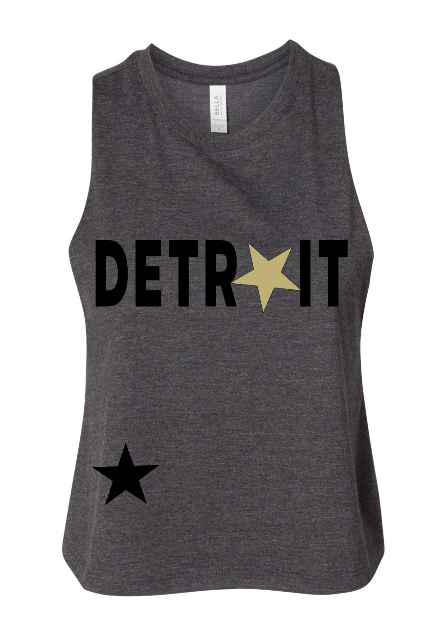 Racerback Crop Tank - Detroit ★