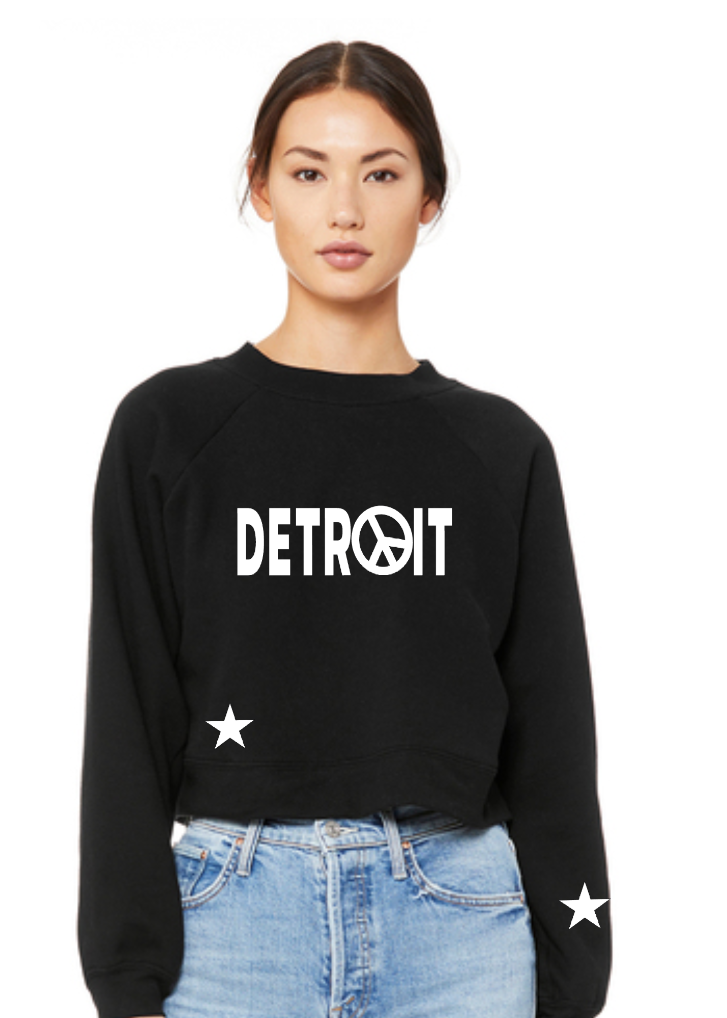 Raglan Pullover Fleece - Detroit ☮