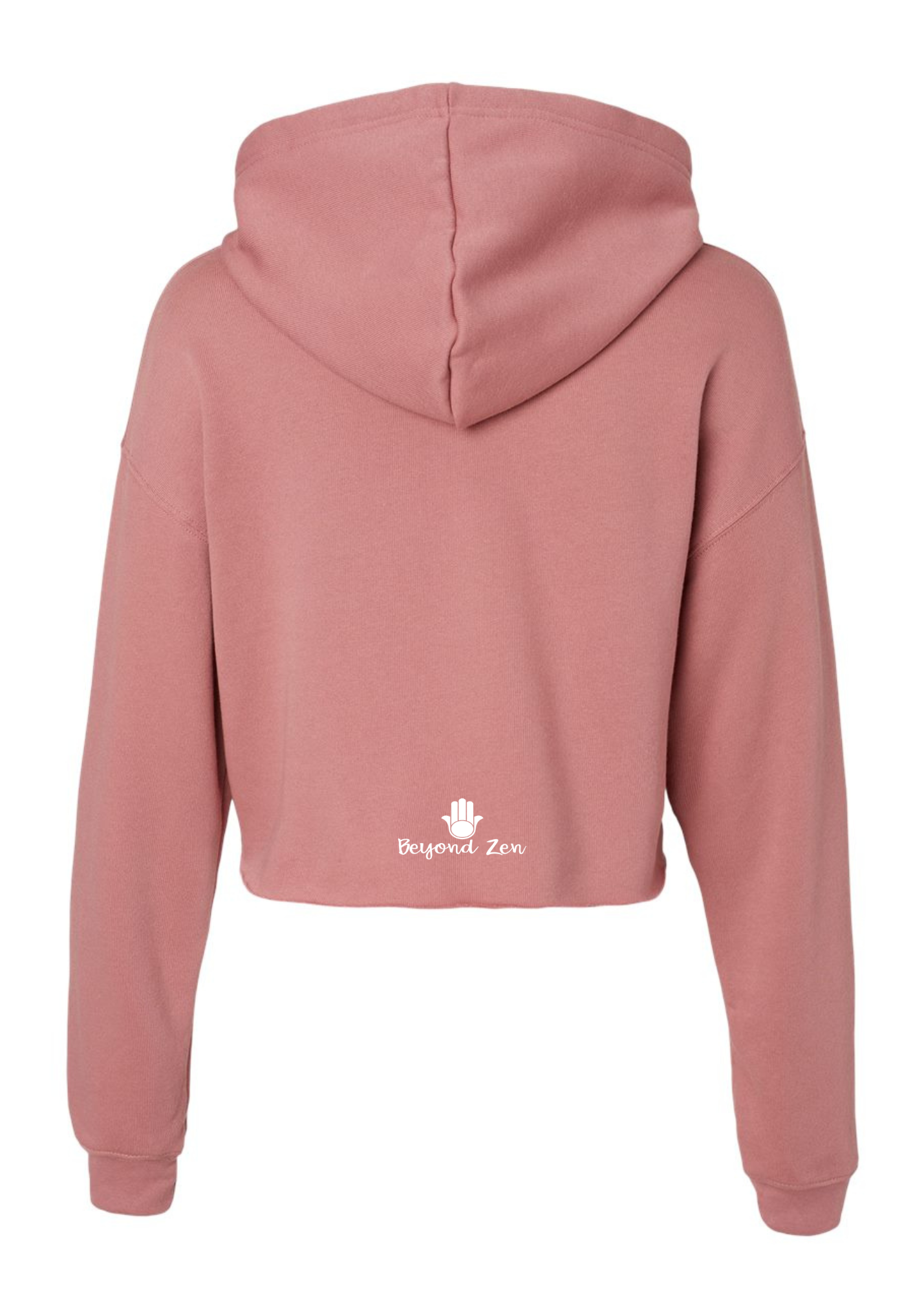 Crop Fleece Hoodie: Double Love