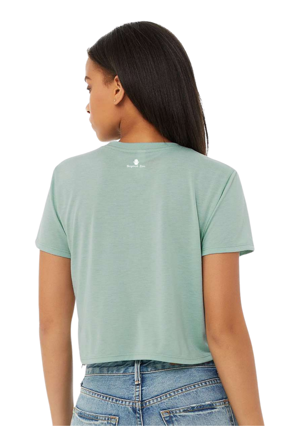 Flowy Crop Tee - Love 🦋