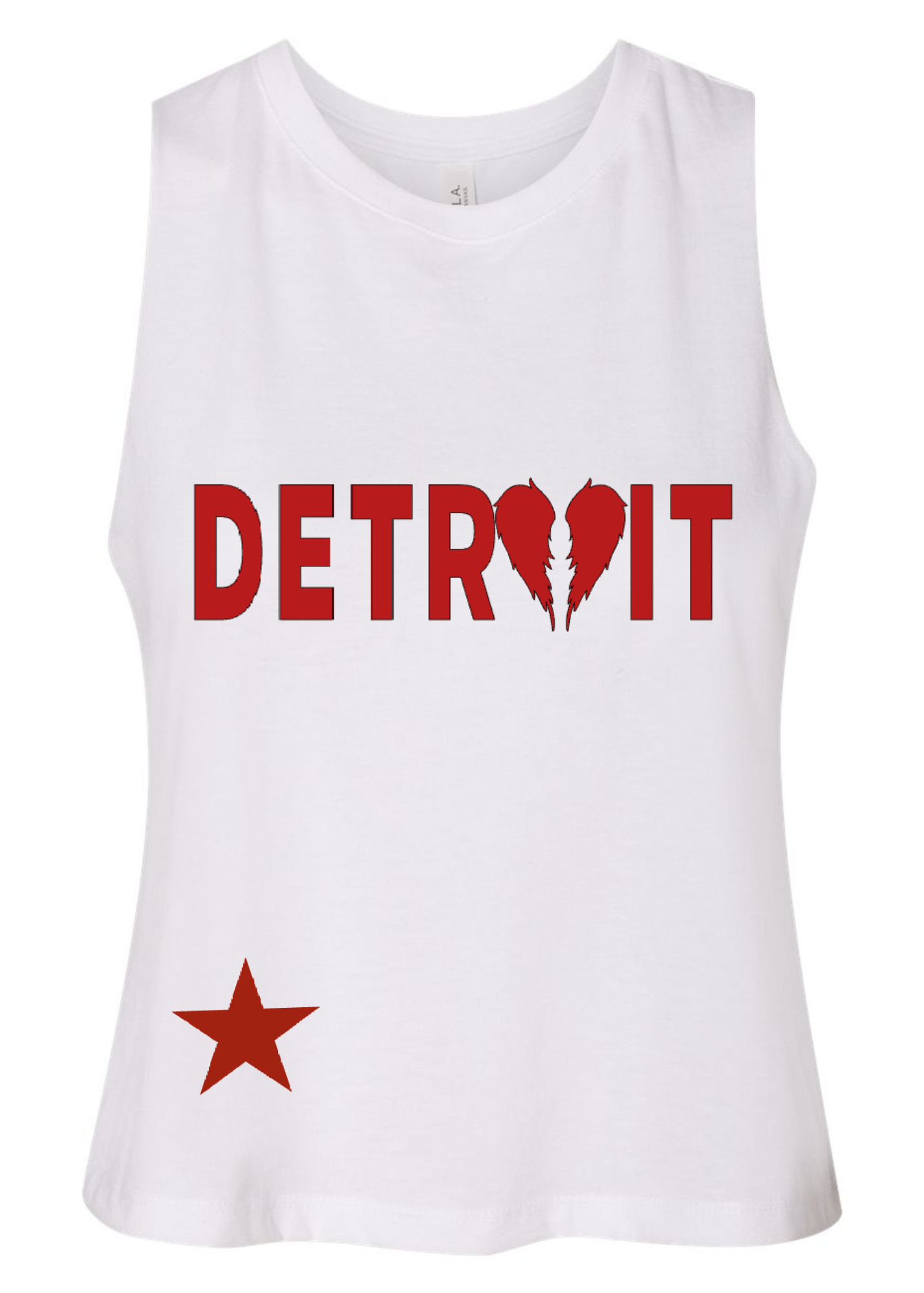 Racerback Crop Tank - Detroit 🪽