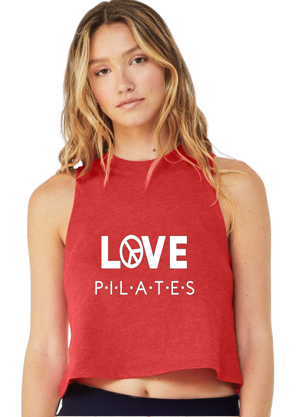 Racerback Crop Tank - Love Pilates