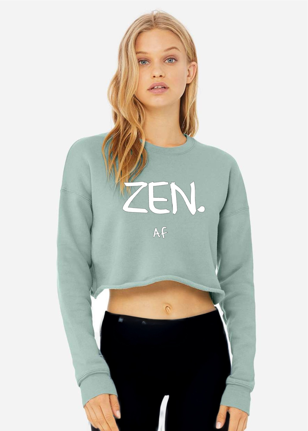 Crop Crew Fleece Crewneck Sweatshirt - ZEN Af