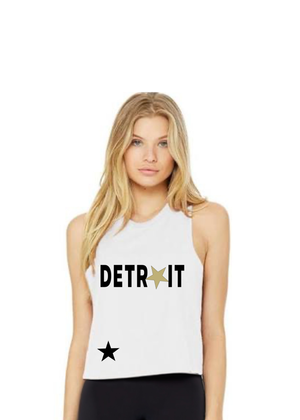 Racerback Crop Tank - Detroit ★